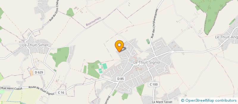 localisation de l'entreprise SCI SO-IMMO  LE THUIT DE L'OISON