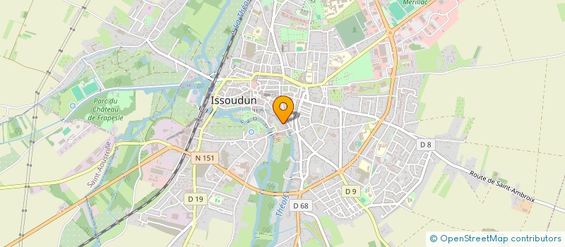 localisation de l'entreprise SCI SO.JA.XA à ISSOUDUN