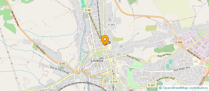 localisation de l'entreprise SCI SO NI MA à LISIEUX