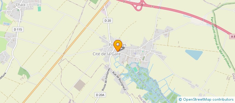 localisation de l'entreprise SCI SO PA MI CHA  DOIX LES FONTAINES