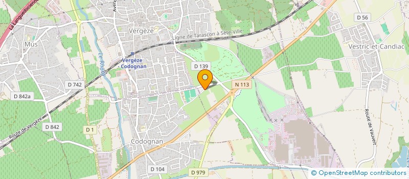 localisation de l'entreprise SCI SO.PHI  VERGEZE