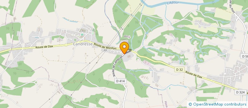 localisation de l'entreprise SCI SO.PHI.CHRIS  BENESSE-LES-DAX