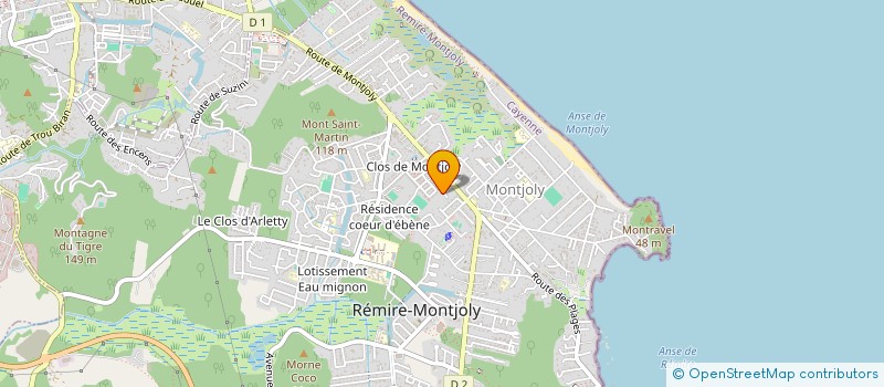localisation de l'entreprise SCI SO - RO  REMIRE-MONTJOLY