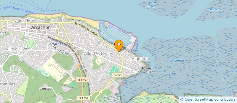 localisation de l'entreprise SCI SO WHAT  ARCACHON