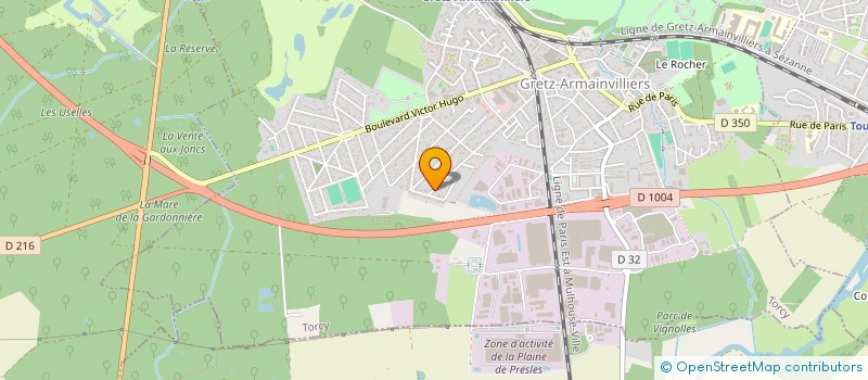 localisation de l'entreprise SCI SO2MA  GRETZ-ARMAINVILLIERS