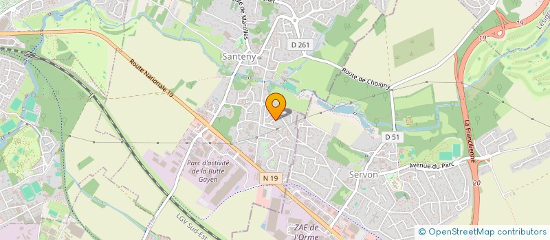 localisation de l'entreprise SCI SOA  MAROLLES-EN-BRIE