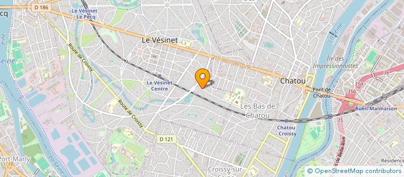 localisation de l'entreprise SCI SOAB  LE VESINET