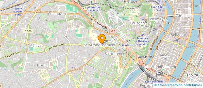 localisation de l'entreprise SCI SOAD  LYON