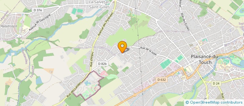 localisation de l'entreprise SCI SOAL  PLAISANCE-DU-TOUCH