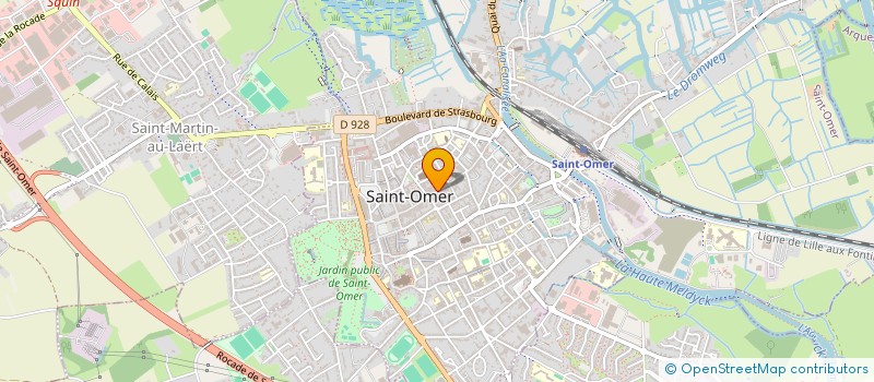 localisation de l'entreprise SCI SOAL  SAINT-OMER