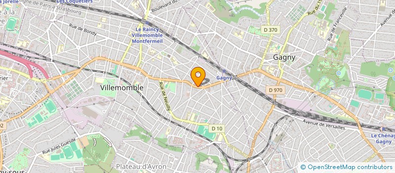 localisation de l'entreprise SCI SOANA  VILLEMOMBLE