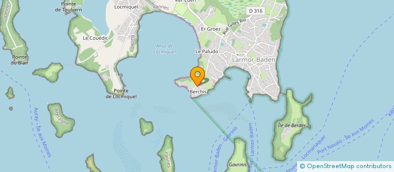 localisation de l'entreprise SCI SOARELLI  LARMOR-BADEN