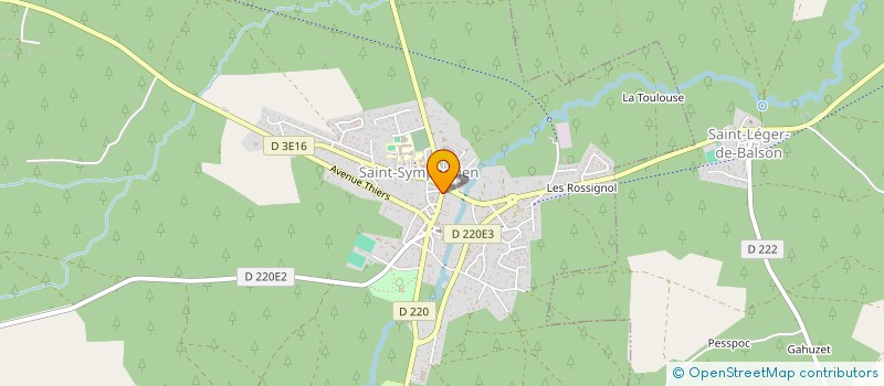 localisation de l'entreprise SCI SOARES  SAINT-SYMPHORIEN