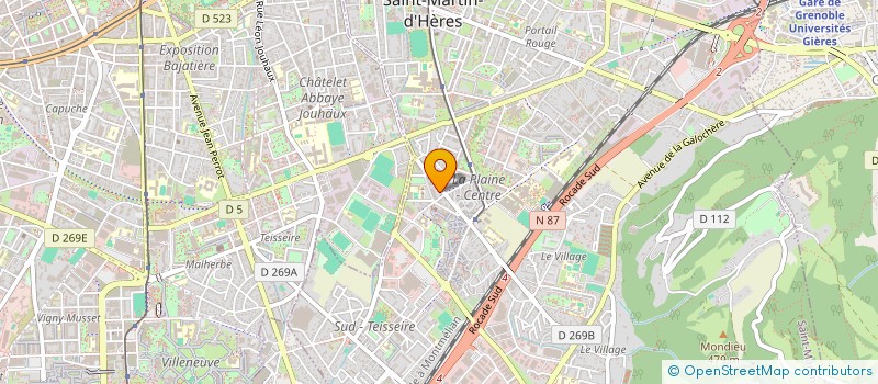 localisation de l'entreprise SCI SOARES  SAINT-MARTIN-D'HERES