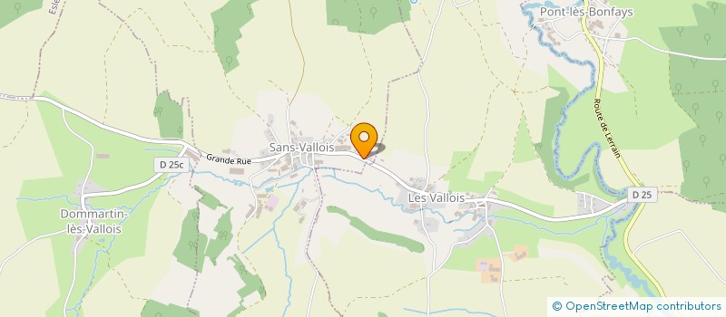 localisation de l'entreprise SCI SOARES  SANS-VALLOIS