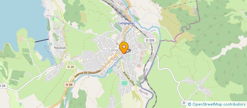 localisation de l'entreprise SCI SOARES GUYANE  LANGOGNE