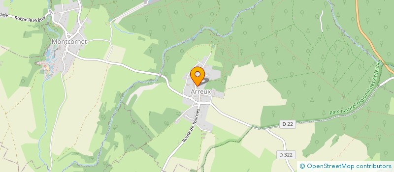 localisation de l'entreprise SCI SOARING  ARREUX