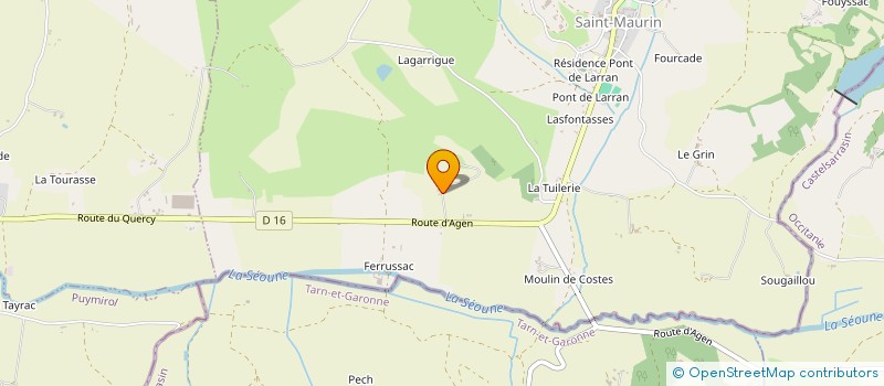 localisation de l'entreprise SCI SOAZLAN  SAINT MARTIN DE BEAUVILLE