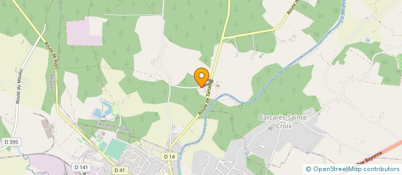 localisation de l'entreprise SCI SOBADI  CARCEN-PONSON