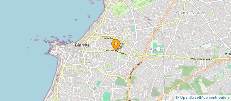 localisation de l'entreprise SCI SOBEDOFRE à BIARRITZ