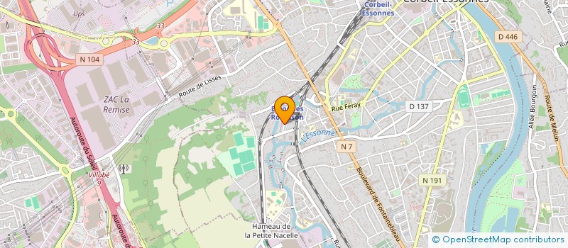localisation de l'entreprise SCI SOBEJO à CORBEIL-ESSONNES