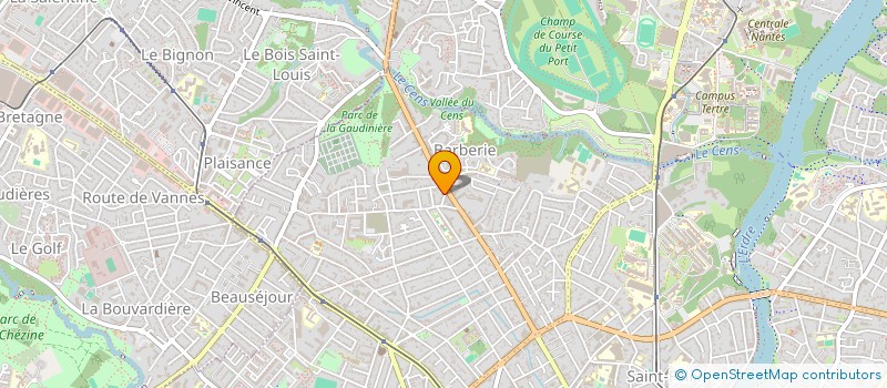 localisation de l'entreprise SCI SOBEL  NANTES