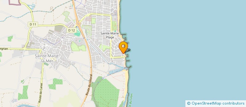 localisation de l'entreprise SCI SOBEMA  SAINTE-MARIE-LA-MER