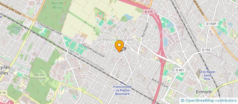 localisation de l'entreprise SCI SOBEN  LE PLESSIS-BOUCHARD