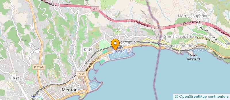 localisation de l'entreprise SCI SOBENI à MENTON
