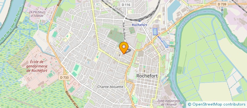 localisation de l'entreprise SCI SOBER  ROCHEFORT