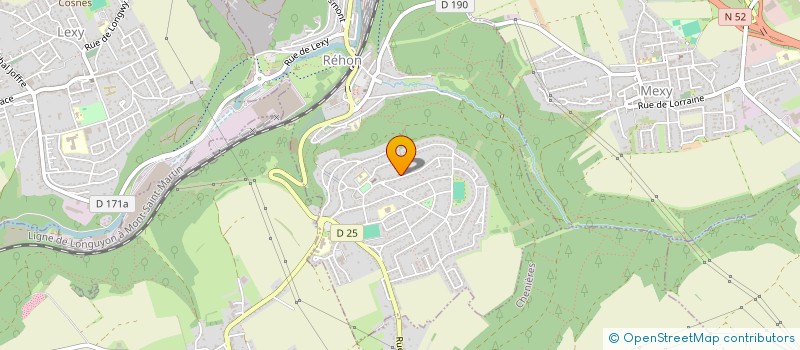 localisation de l'entreprise SCI SOBIL  REHON