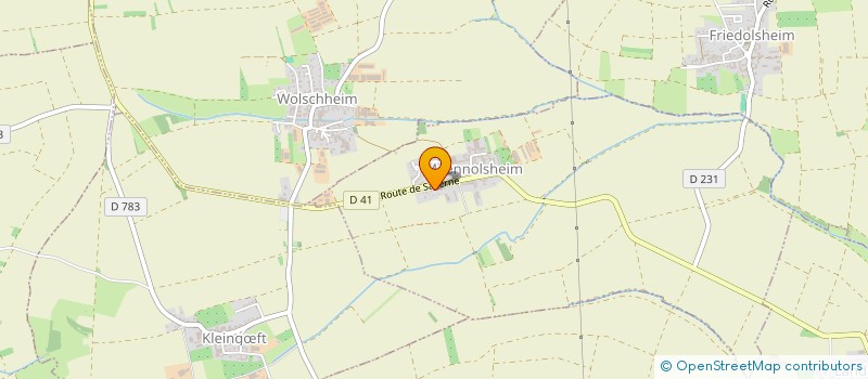 localisation de l'entreprise SCI SOBIVI à MAENNOLSHEIM