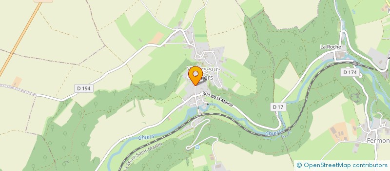 localisation de l'entreprise SCI SOBLIM  VIVIERS-SUR-CHIERS