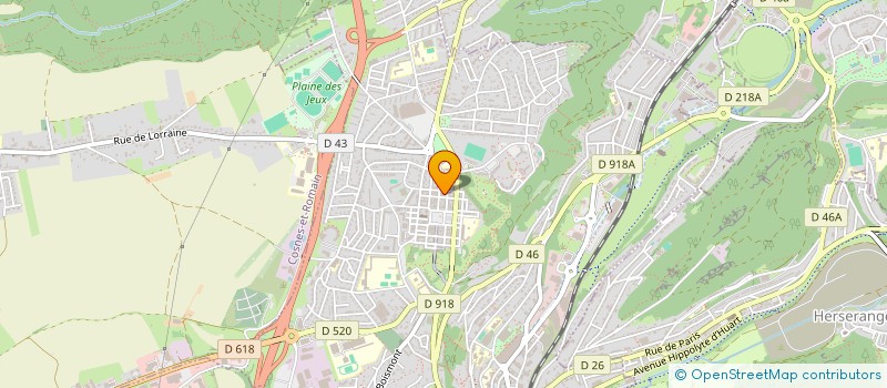 localisation de l'entreprise SCI SOBO à LONGWY