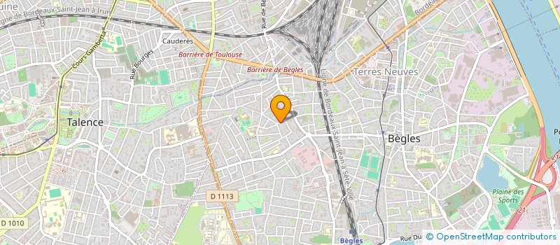 localisation de l'entreprise SCI SOBO IMMO à BEGLES