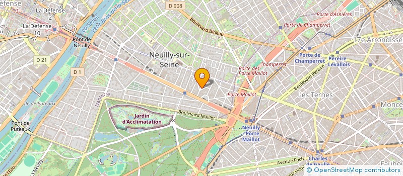 localisation de l'entreprise SCI SOBR à NEUILLY-SUR-SEINE