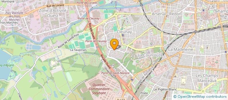 localisation de l'entreprise SCI SOBRECIM  RENNES