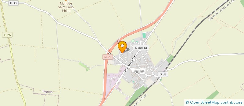 localisation de l'entreprise SCI SOBRIKA  TAGNON