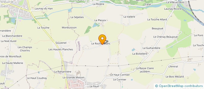 localisation de l'entreprise SCI SOBRIM  MELESSE