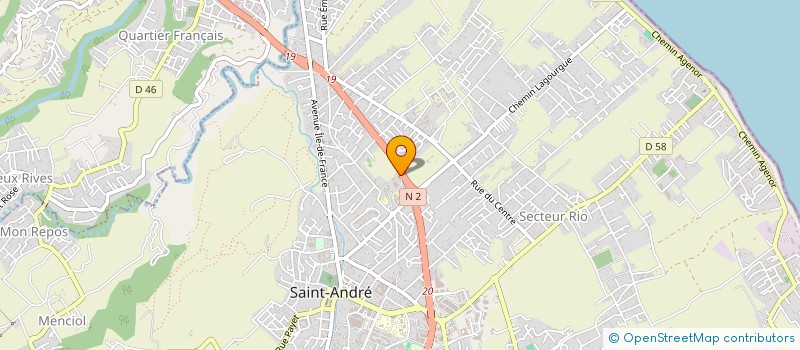 localisation de l'entreprise SCI SOC PROMOTION HABITAT LOCATIF à SAINT-ANDRE