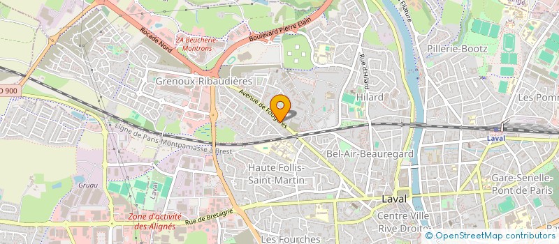 localisation de l'entreprise SCI SOCA à LAVAL
