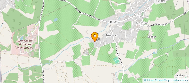 localisation de l'entreprise SCI SOCA  MARTILLAC