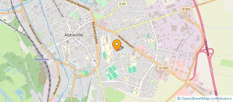 localisation de l'entreprise SCI SOCAD à ABBEVILLE