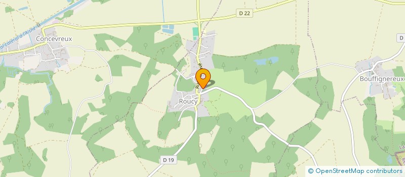 localisation de l'entreprise SCI SOCAFIGUI  ROUCY