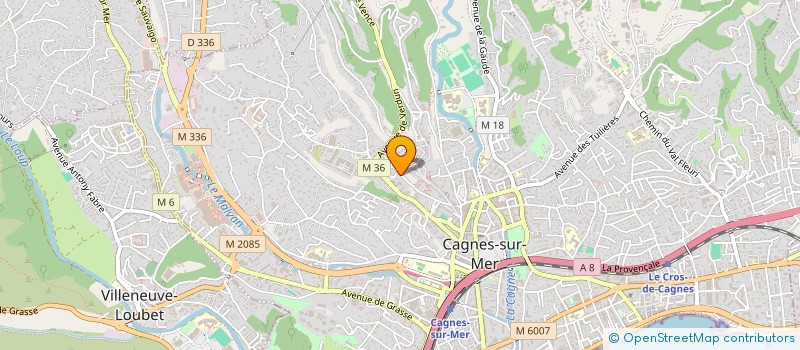 localisation de l'entreprise SCI SOCAJU à CAGNES-SUR-MER
