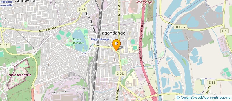 localisation de l'entreprise SCI SOCAL à HAGONDANGE