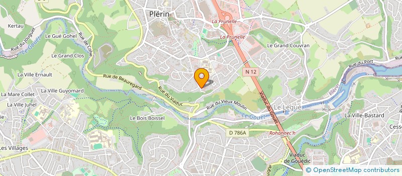 localisation de l'entreprise SCI SOCAL  PLERIN