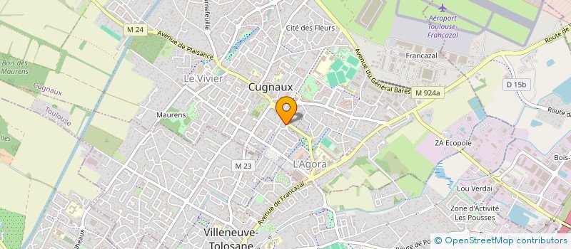 localisation de l'entreprise SCI SOCALA IMMO  CUGNAUX