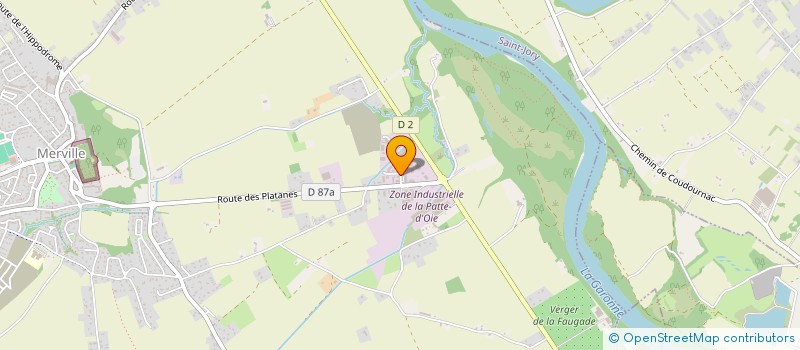 localisation de l'entreprise SCI SOCALO  MERVILLE