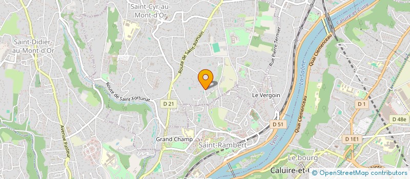 localisation de l'entreprise SCI SOCAPHIMA  SAINT-CYR-AU-MONT-D'OR